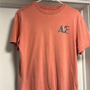 American Eagle Outfitters Men's Short Sleeve Tee in Coral